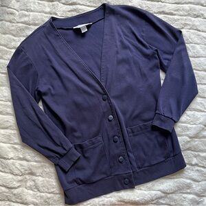 Vintage LL Bean 100% cotton button up cardigan